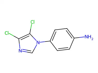 4-(4,5-Dichloro-1H-imidazol-1-yl)aniline structure