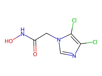 2-(4,5-dichloroimidazol-1-yl)-N-hydroxyacetamide structure