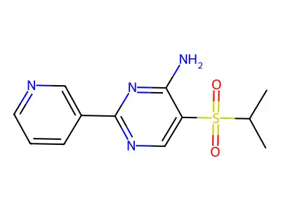 5-(Isopropylsulfonyl)-2-(3-pyridyl)pyrimidin-4-amine structure