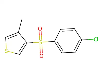 3-[(4-Chlorophenyl)sulfonyl]-4-methylthiophene structure