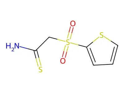 2-(2-Thienylsulfonyl)ethanethioamide structure