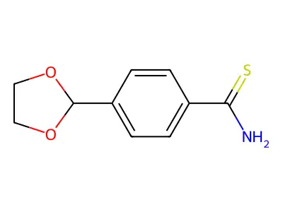 4-(1,3-Dioxolan-2-yl)benzene-1-carbothioamide structure