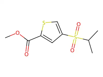 Methyl 4-(isopropylsulfonyl)thiophene-2-carboxylate structure