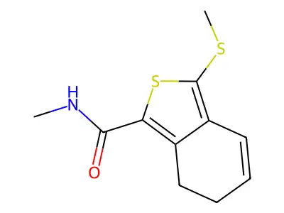 N1-methyl-3-(methylthio)-6,7-dihydrobenzo[c]thiophene-1-carboxamide structure