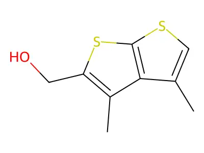(3,4-Dimethylthieno[2,3-b]thiophen-2-yl)methanol structure