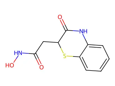 N-hydroxy-2-(3-oxo-3,4-dihydro-2H-1,4-benzothiazin-2-yl)acetamide structure