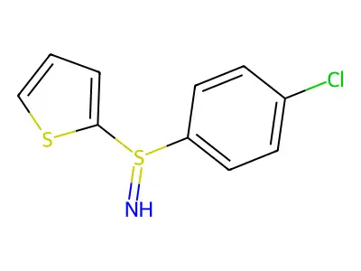 S-(4-Chlorophenyl)-S-2-thienylsulfilimine structure