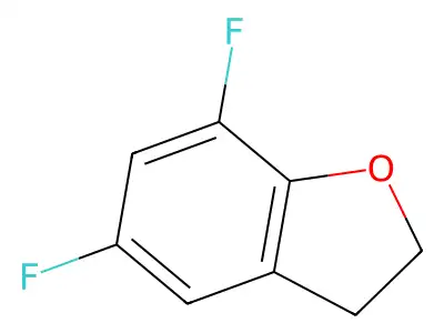 5,7-Difluoro-2,3-dihydrobenzofuran structure