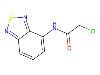 N-(2,1,3-benzothiadiazol-4-yl)-2-chloroacetamide structure