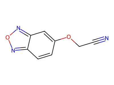 2-(2,1,3-Benzoxadiazol-5-yloxy)acetonitrile structure