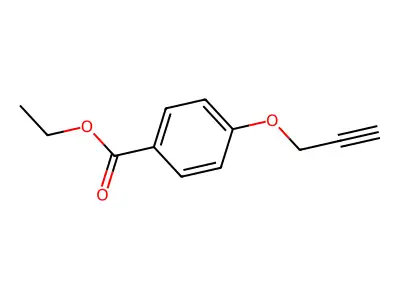 Ethyl 4-(prop-2-yn-1-yloxy)benzoate structure
