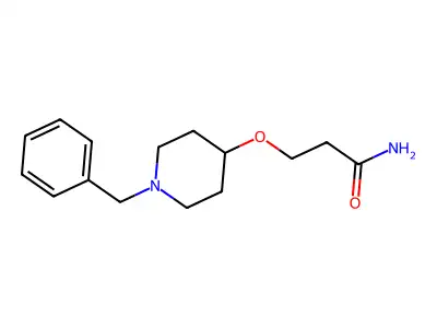 3-[(1-Benzylpiperidin-4-yl)oxy]propanamide structure