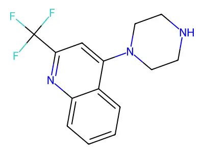 4-(1-Piperazinyl)-2-(trifluoromethyl)quinoline structure