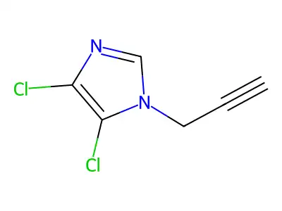 4,5-Dichloro-1-prop-2-ynylimidazole structure