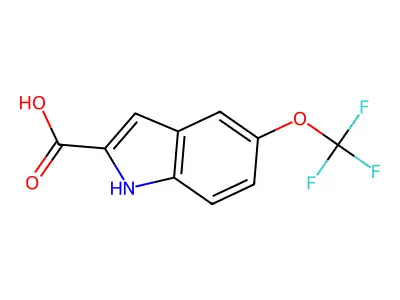 5-(Trifluoromethoxy)-1H-indole-2-carboxylic acid structure