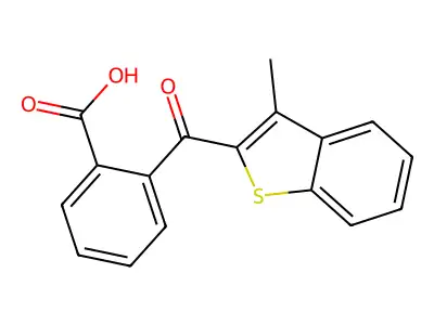 2-(3-Methyl-1-benzothiophene-2-carbonyl)benzoic acid structure