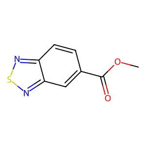 Methyl 2,1,3-benzothiadiazole-5-carboxylate structure