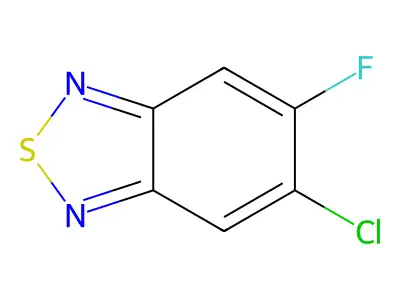 5-Chloro-6-fluoro-2,1,3-benzothiadiazole structure