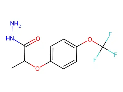 2-[4-(Trifluoromethoxy)phenoxy]propanehydrazide structure