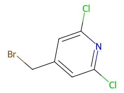 4-(Bromomethyl)-2,6-dichloropyridine structure