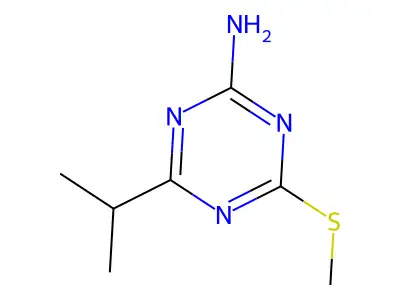 4-(Methylsulfanyl)-6-(propan-2-yl)-1,3,5-triazin-2-amine structure