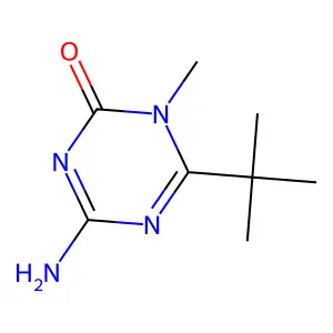 4-Amino-6-tert-butyl-1-methyl-1,3,5-triazin-2-one structure
