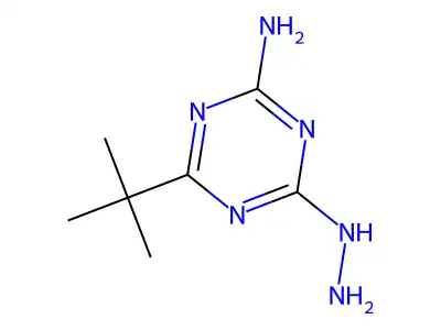 4-(tert-Butyl)-6-hydrazinyl-1,3,5-triazin-2-amine structure