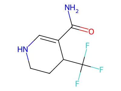 4-(Trifluoromethyl)-1,4,5,6-tetrahydropyridine-3-carboxamide structure
