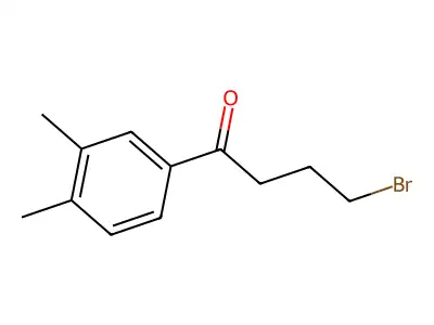 4-Bromo-1-(3,4-dimethylphenyl)butan-1-one structure
