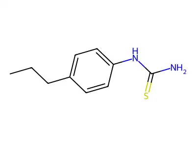 (4-Propylphenyl)thiourea structure