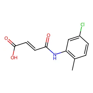 N-(5-Chloro-2-methylphenyl)maleamic acid structure