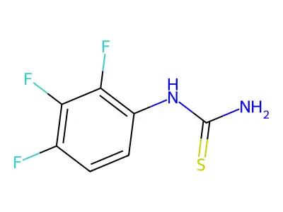 2,3,4-Trifluorophenylthiourea structure