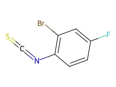 1-Bromo-4-fluoro-2-isothiocyanatobenzene structure