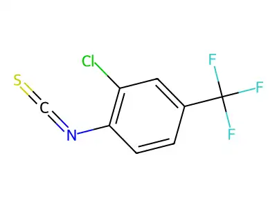 2-Chloro-1-isothiocyanato-4-(trifluoromethyl)benzene structure