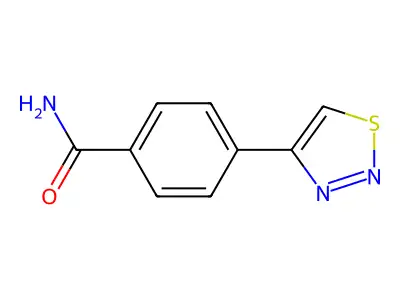 4-(1,2,3-Thiadiazol-4-yl)benzamide structure