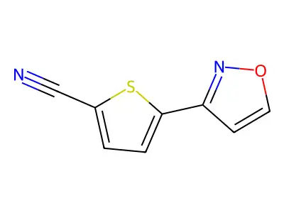 5-(1,2-Oxazol-3-yl)thiophene-2-carbonitrile structure