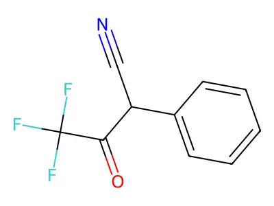 alpha-(2,2,2-Trifluoroacetyl)benzeneacetonitrile structure