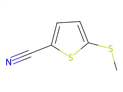 5-(Methylthio)thiophene-2-carbonitrile structure