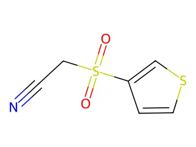 2-(3-Thienylsulfonyl)acetonitrile structure