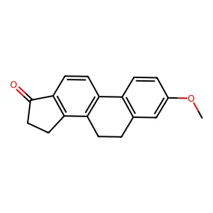 Cyclopenta(a)phenanthren-17-one, 3-methoxy-6,7,15,16-tetrahydro- structure