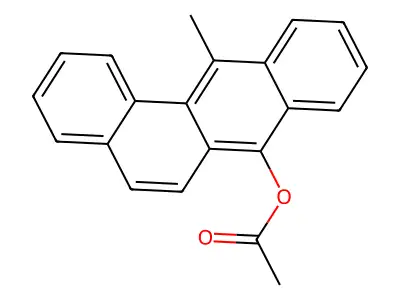 (12-Methylbenzo[a]anthracen-7-yl) acetate structure