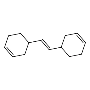 Cyclohexene, 4,4'-(1,2-ethenediyl)bis- structure