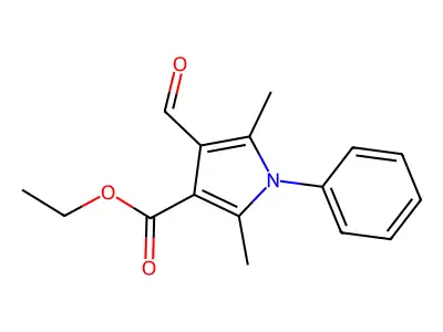 Ethyl 4-Formyl-2,5-Dimethyl-1-Phenyl-1H-Pyrrole-3-Carboxylate structure
