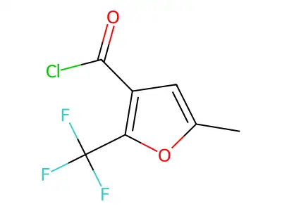 5-Methyl-2-(Trifluoromethyl)Furan-3-Carbonyl Chloride structure