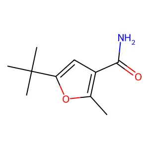 5-(Tert-butyl)-2-methyl-3-furamide structure