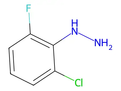 2-Chloro-6-fluorophenylhydrazine structure