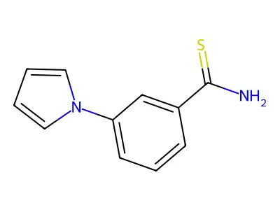 3-(1h-Pyrrol-1-yl)benzene-1-carbothioamide structure