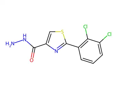 2-(2,3-Dichlorophenyl)-1,3-thiazole-4-carbohydrazide structure