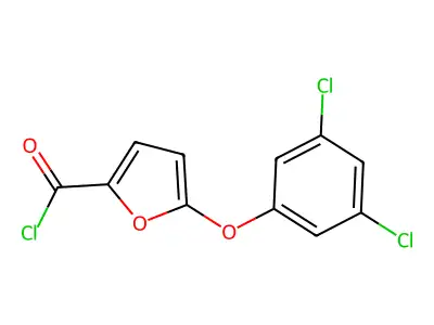 5-(3,5-Dichlorophenoxy)furan-2-carbonyl chloride structure