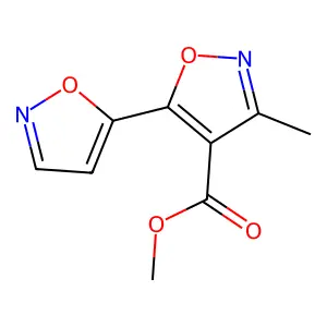 5-(5-Isoxazolyl)-4-methoxycarbonyl-3-methylisoxazole structure